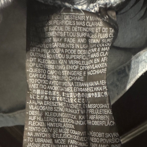 Zara Denim Crew Neck Pullover with center pockets - Picture 5 of 6